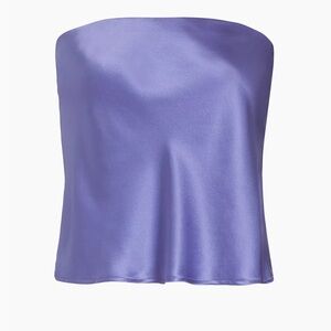 Reformation Spritz‎ Strapless Silk Top
